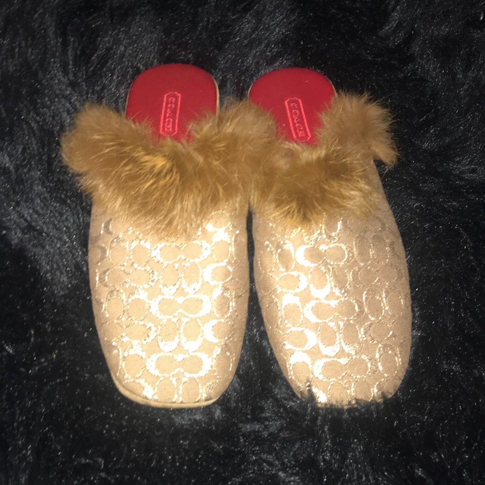 Vintage Coach Slippers